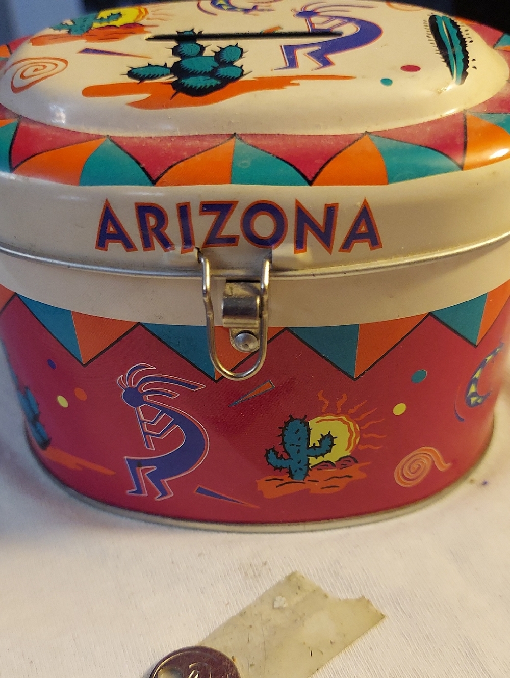 Vtg. Kokopelli Piggy Bank